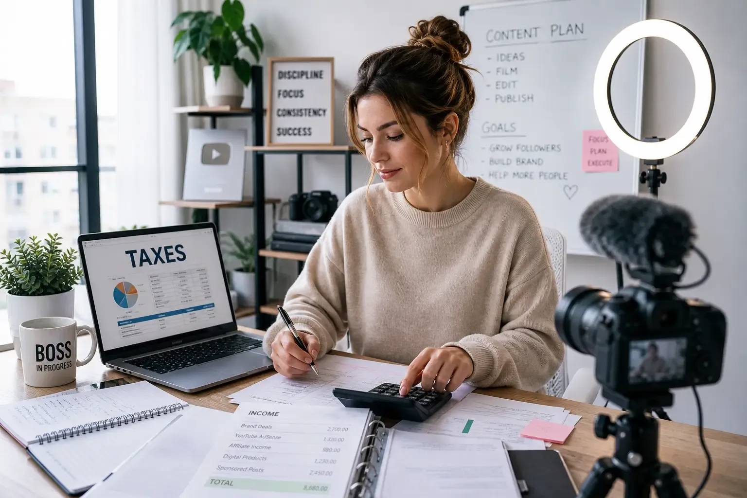 Accountants for social media influencers tax planning resource.