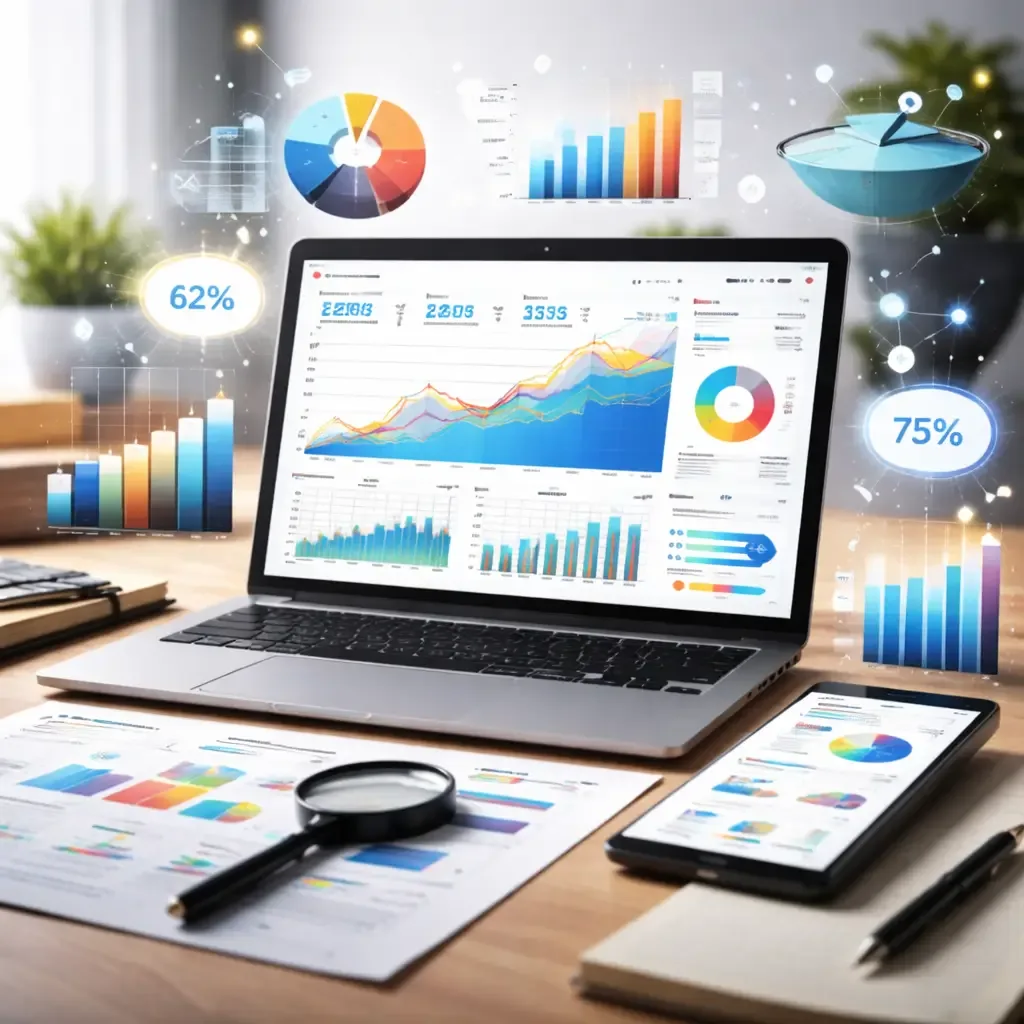 Marketing dashboard, website resources, and project analytics.
