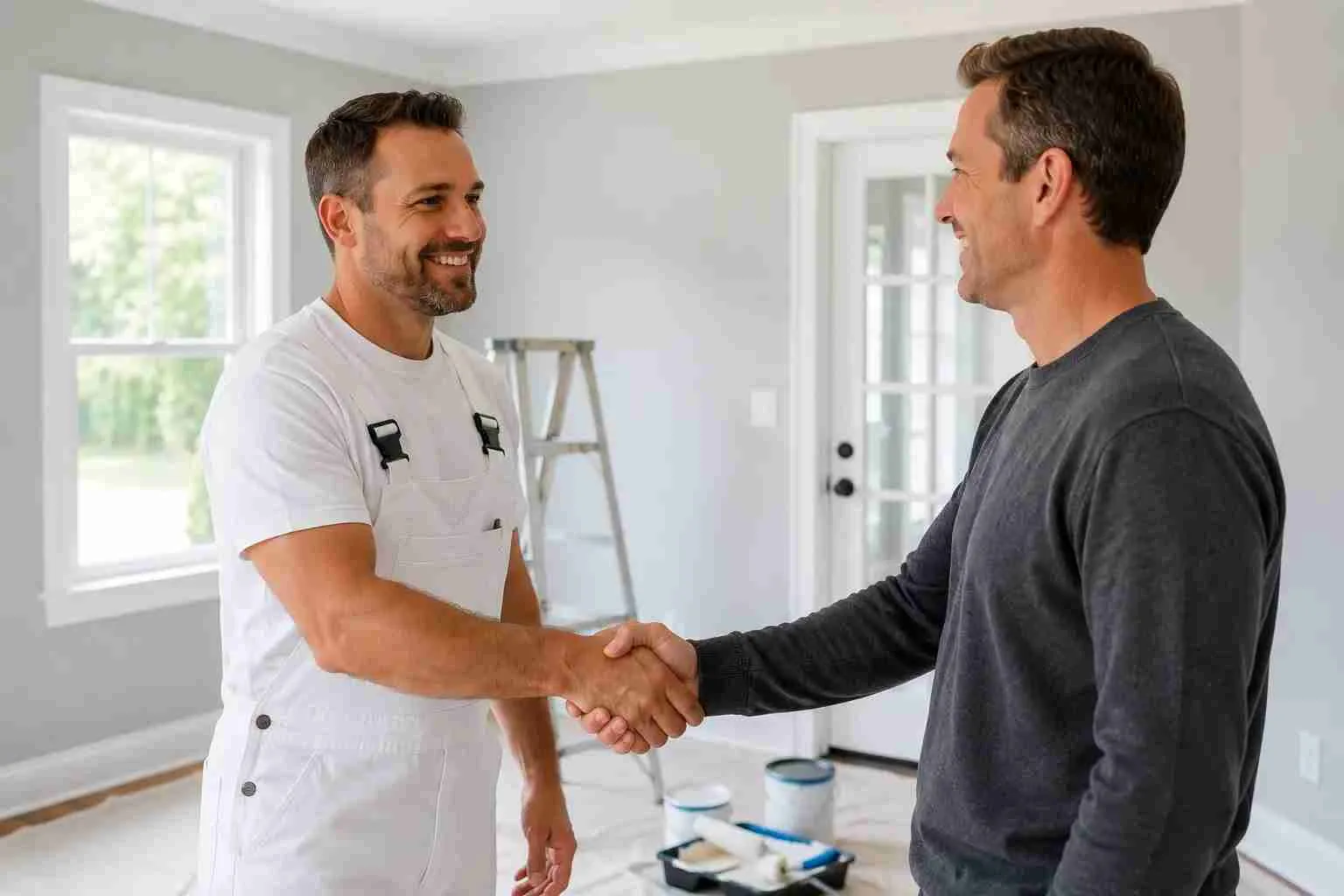 Exclusive Painting Leads in Phoenix, Arizona — Phoenix painter on a residential job sourced through the exclusive painting leads network for Valley contractors.