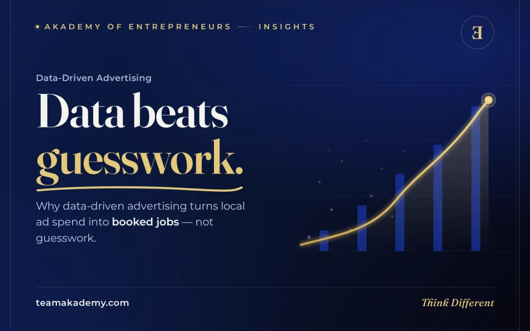 Why Data-Driven Advertising Beats Guesswork for Local Businesses