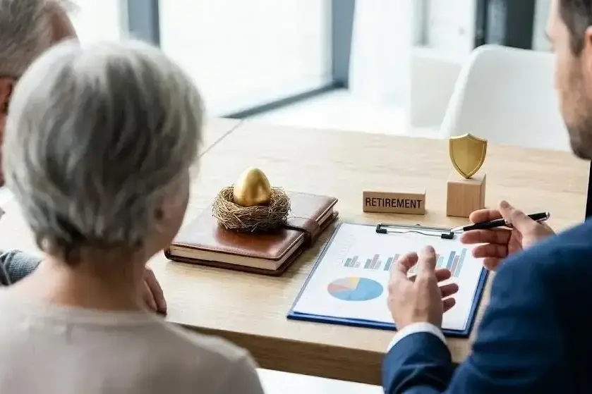 Financial advisor for seniors retirement income planning resource.